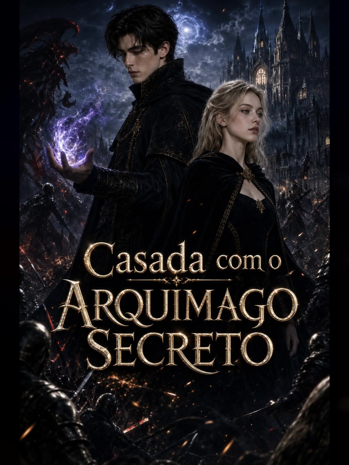 Capa de Casada com o arquimago secreto