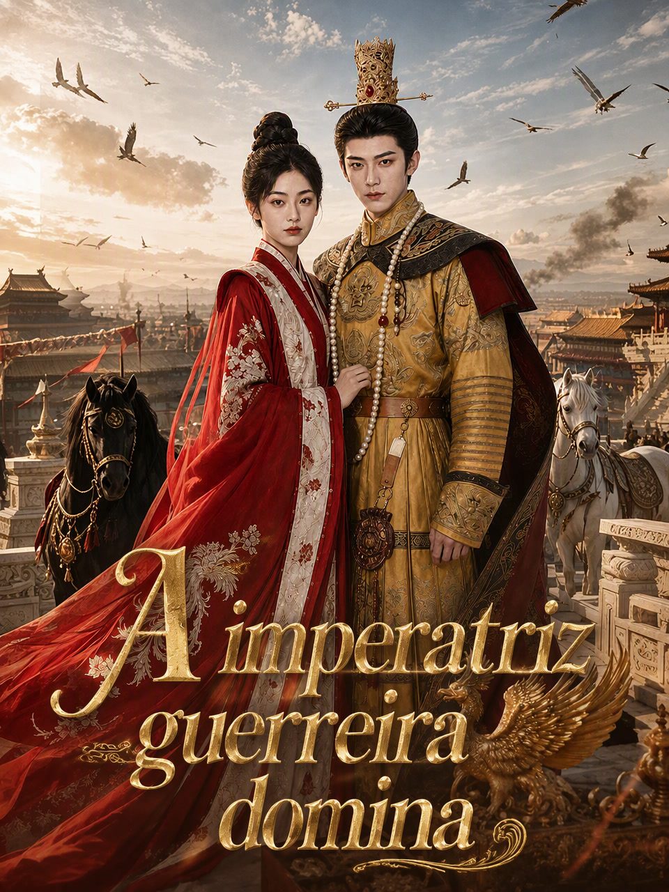 Capa de A imperatriz guerreira domina