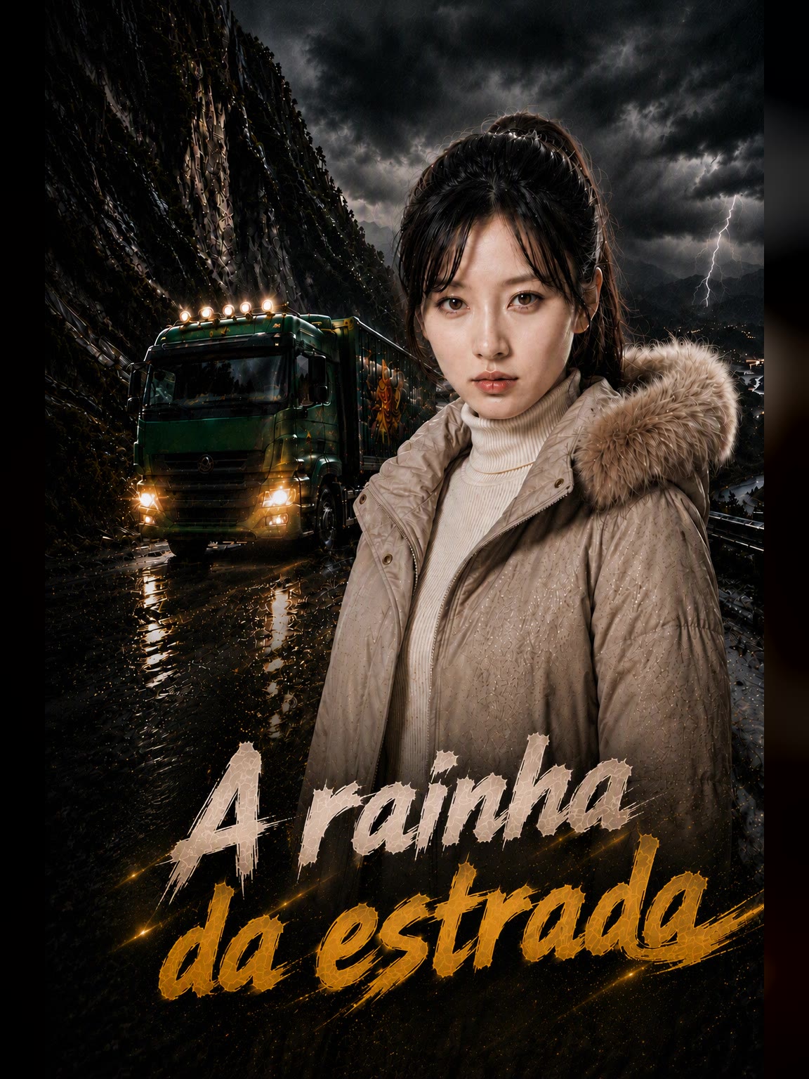 Capa de A rainha da estrada