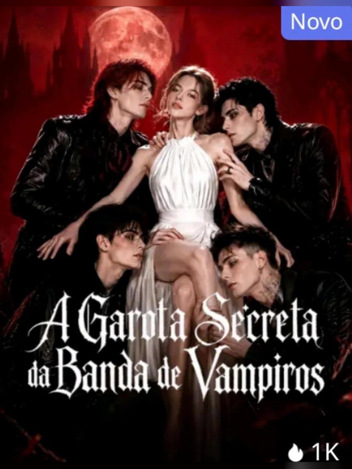 Capa de A Garota Secreta da Banda de Vampiros