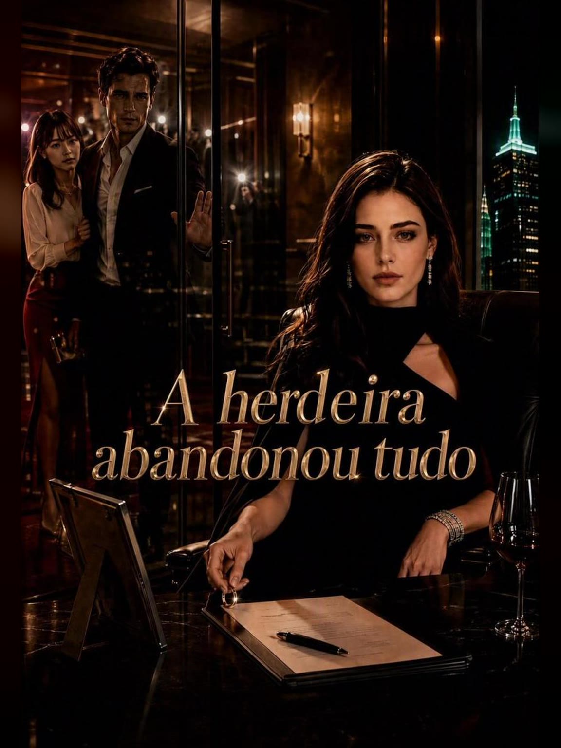 Capa de A Herdeira Abandonou Tudo