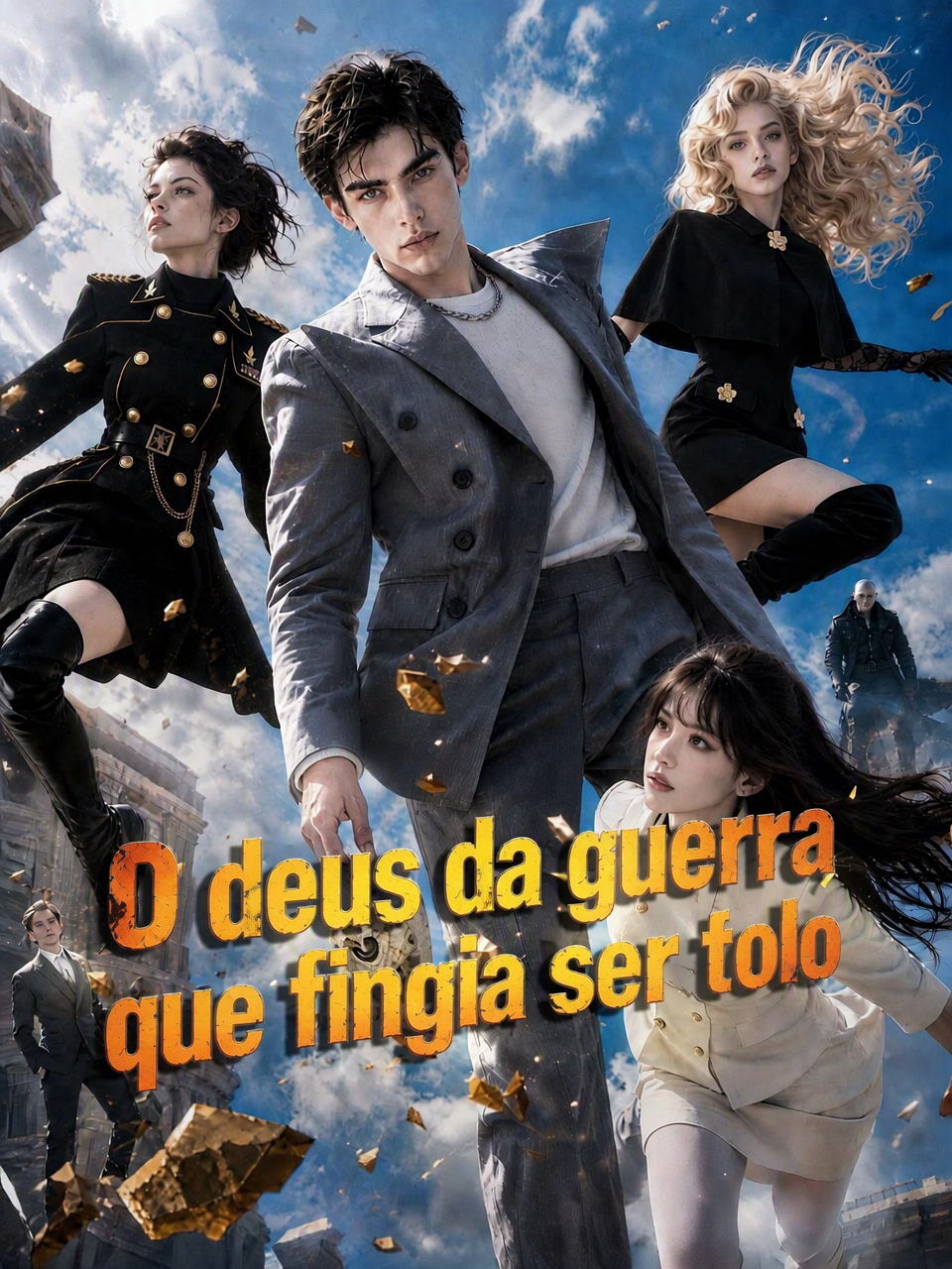 Capa de O deus da guerra que fingia ser tolo