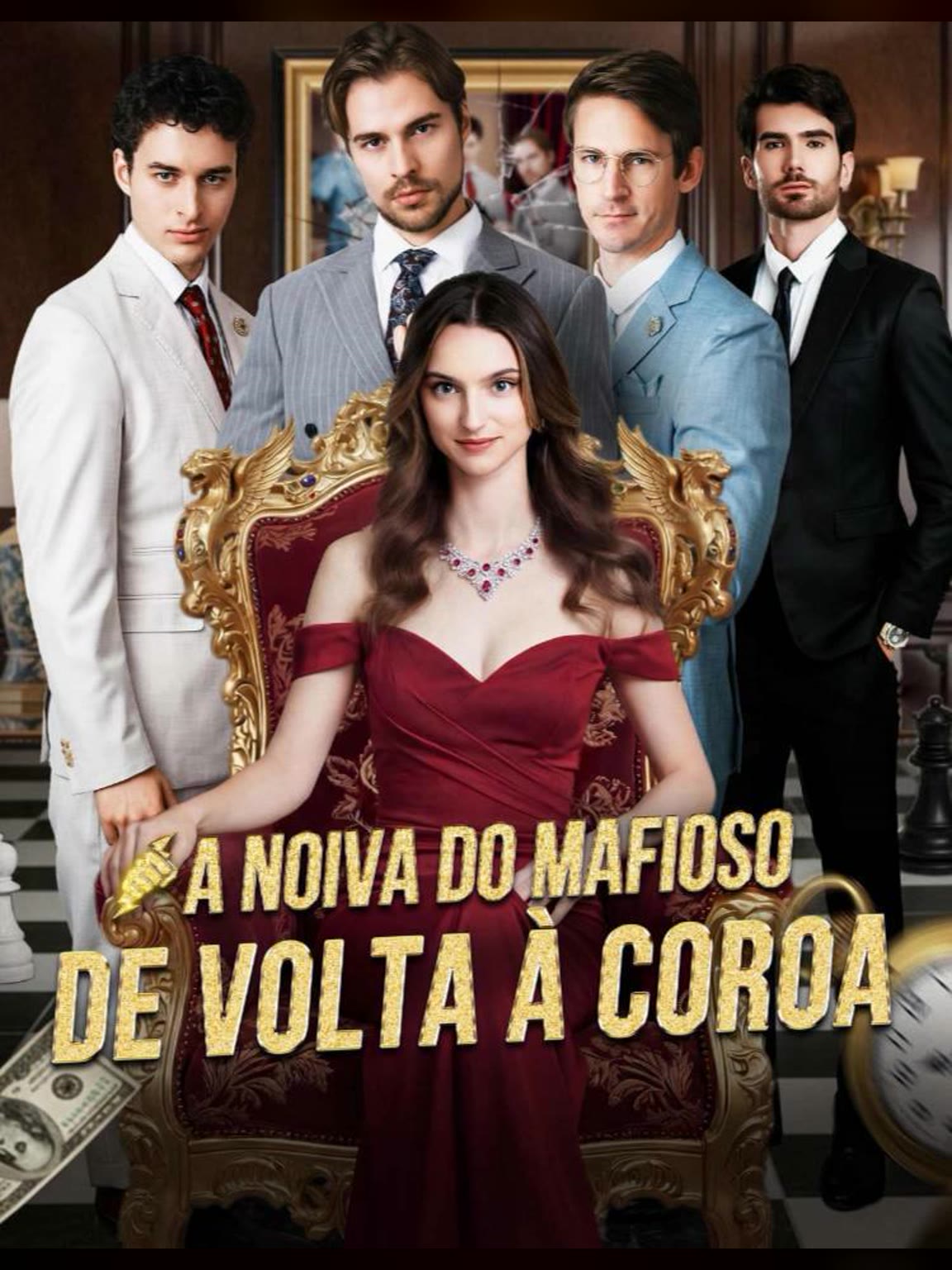 Capa de A Noiva do mafioso de volta a Coroa