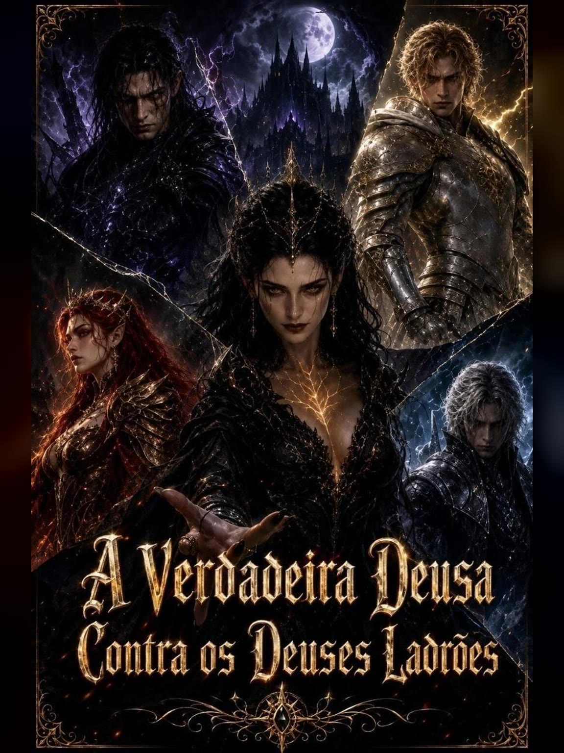 Capa de A Verdadeira Deusa Contra os Deuses Ladrões