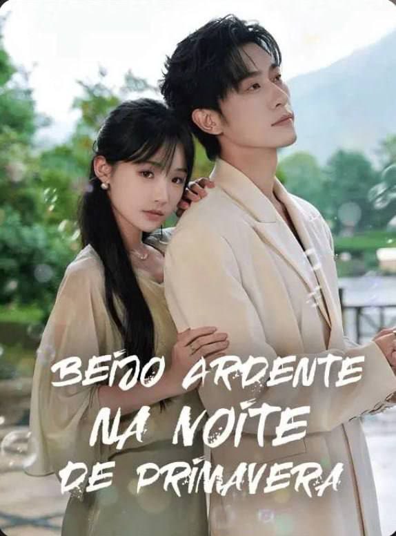 Capa de Beijo Ardente na noite de Primavera
