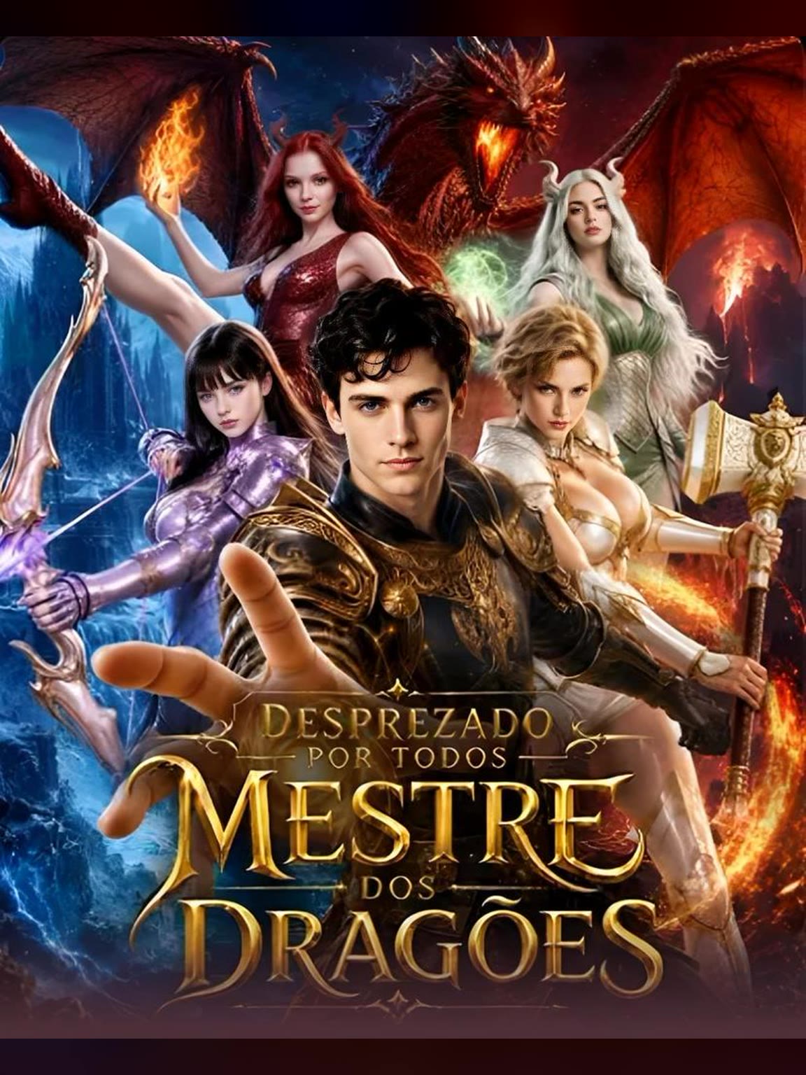 Capa de Desprezado Por Todos Mestre Dos Dragões