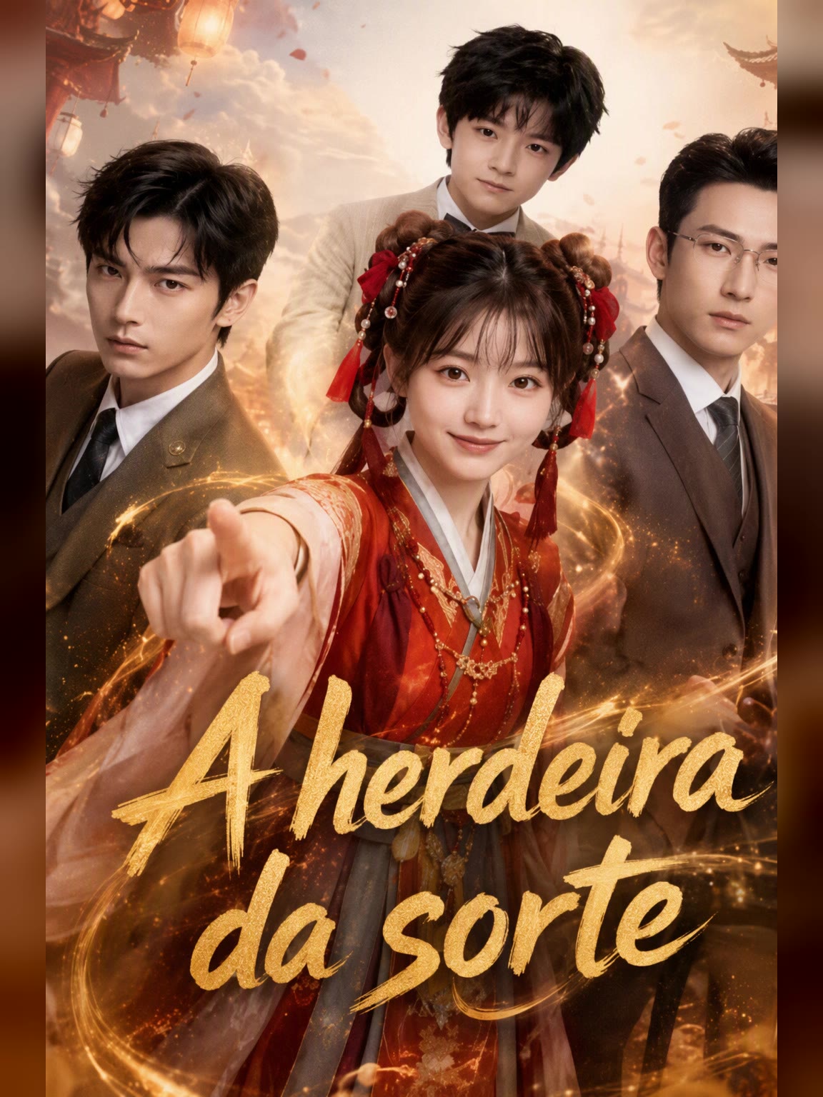 Capa de A herdeira da sorte