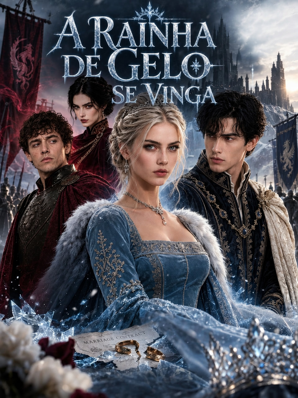 Capa de A rainha de gelo se vinga