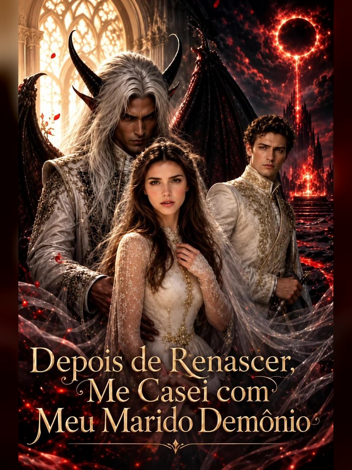 Capa de Depois de Renascer, Me Casei com Meu Marido Demônio
