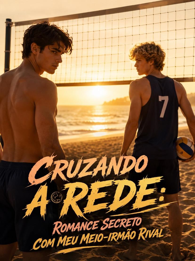 Capa de Cruzando a Rede - Romance Secreto com Meu Meio-Irmão Rival