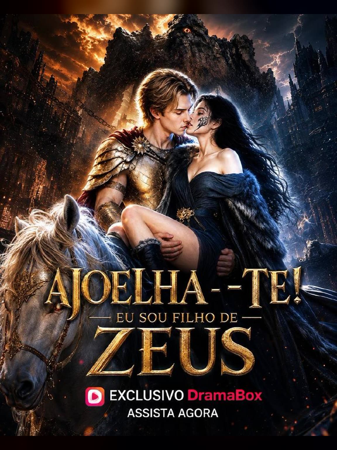 Capa de Ajoelhe-se! Eu Sou Filho de Zeus