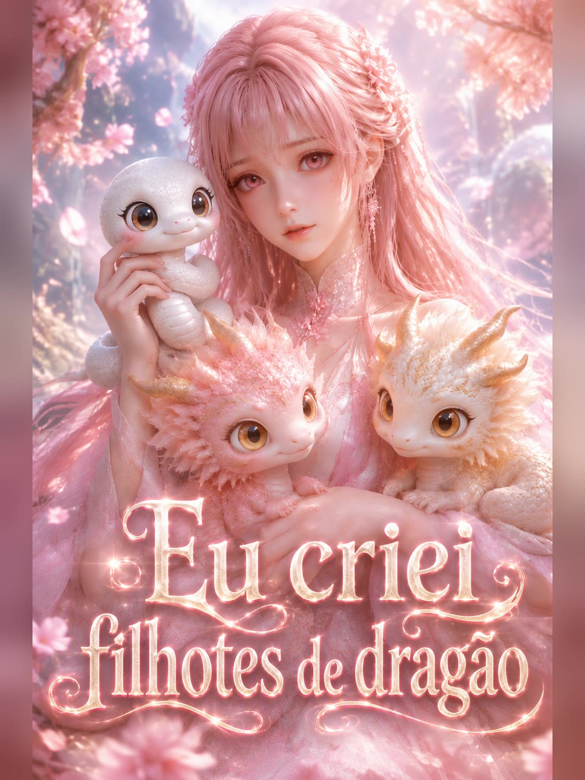 Capa de Eu criei filhotes de dragão