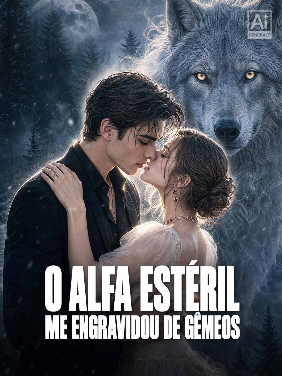 Capa de O Alfa Estéril Me Engravidou de Gêmeos