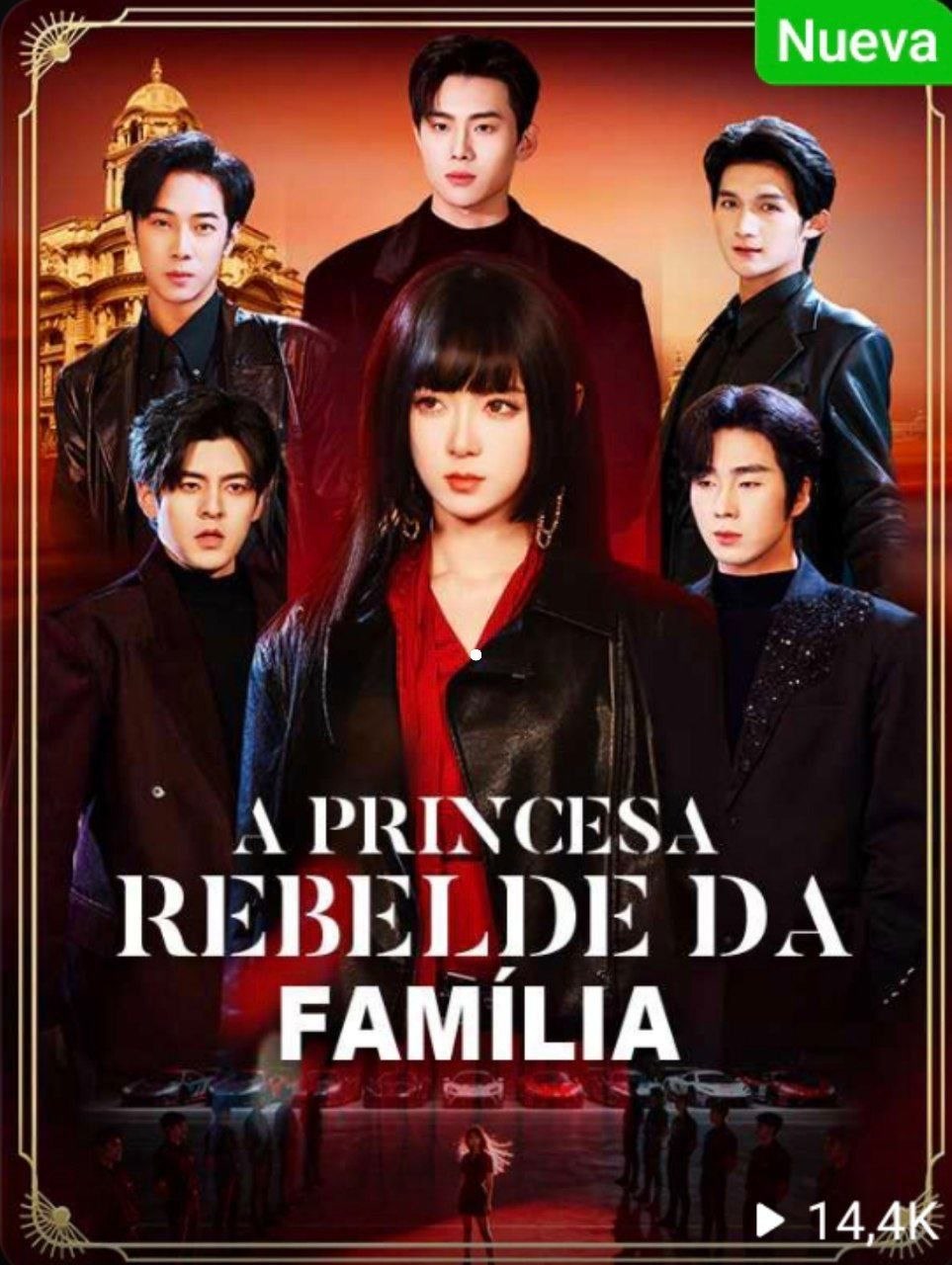 Capa de A Princesa Rebelde da Família