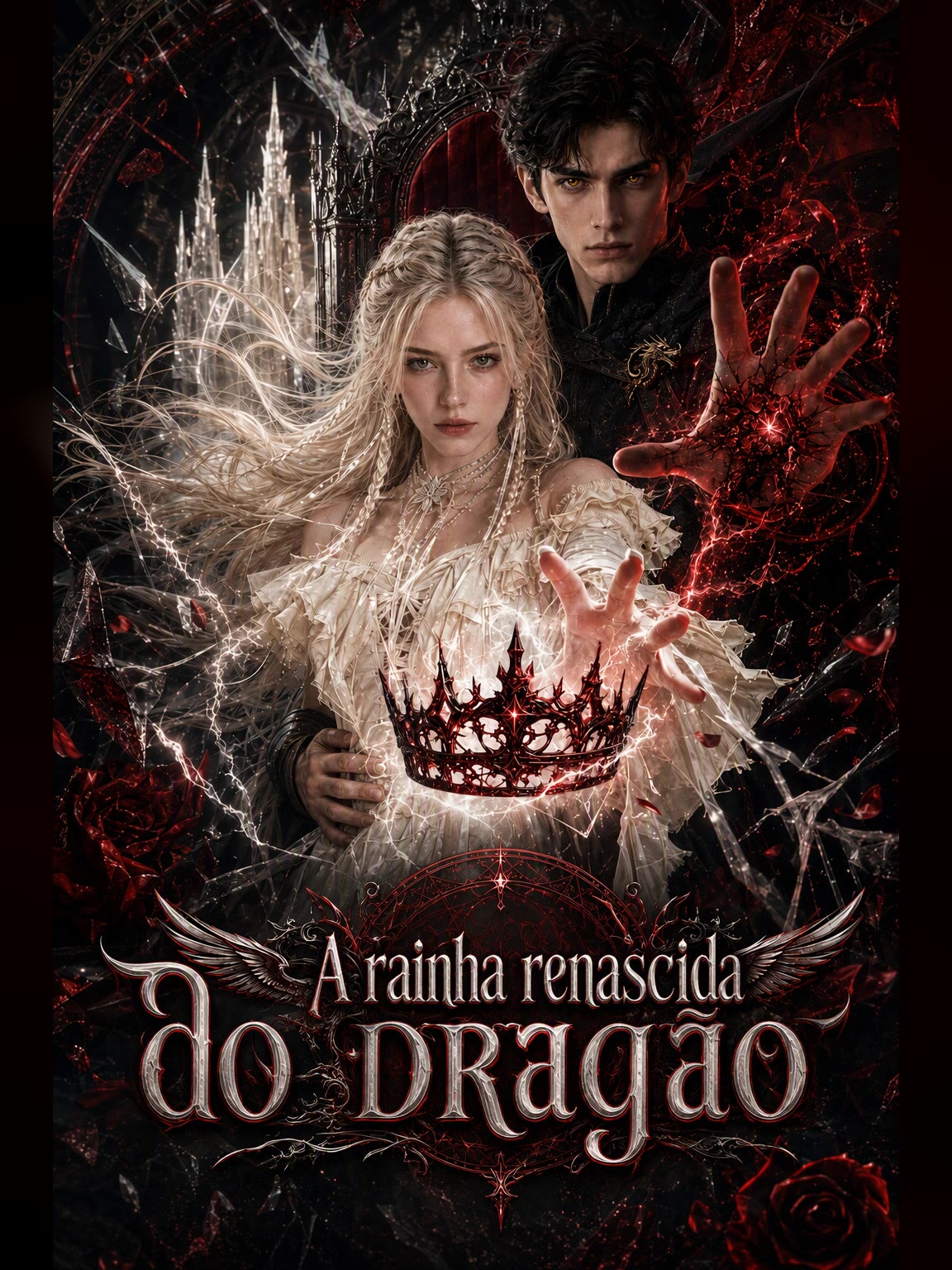 Capa de A rainha renascida do dragão