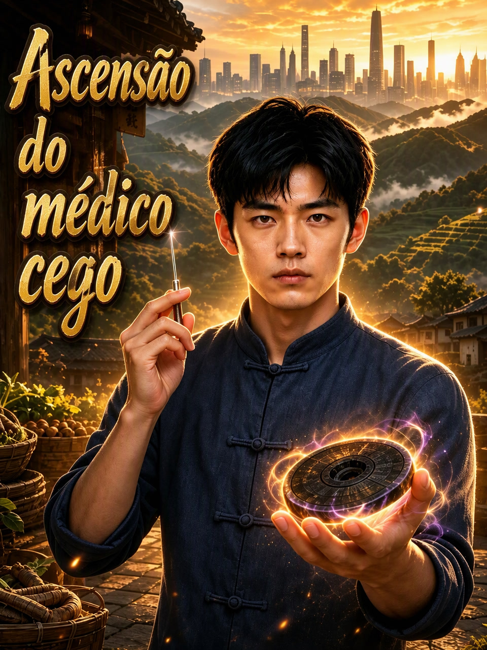 Capa de Ascensão do médico cego