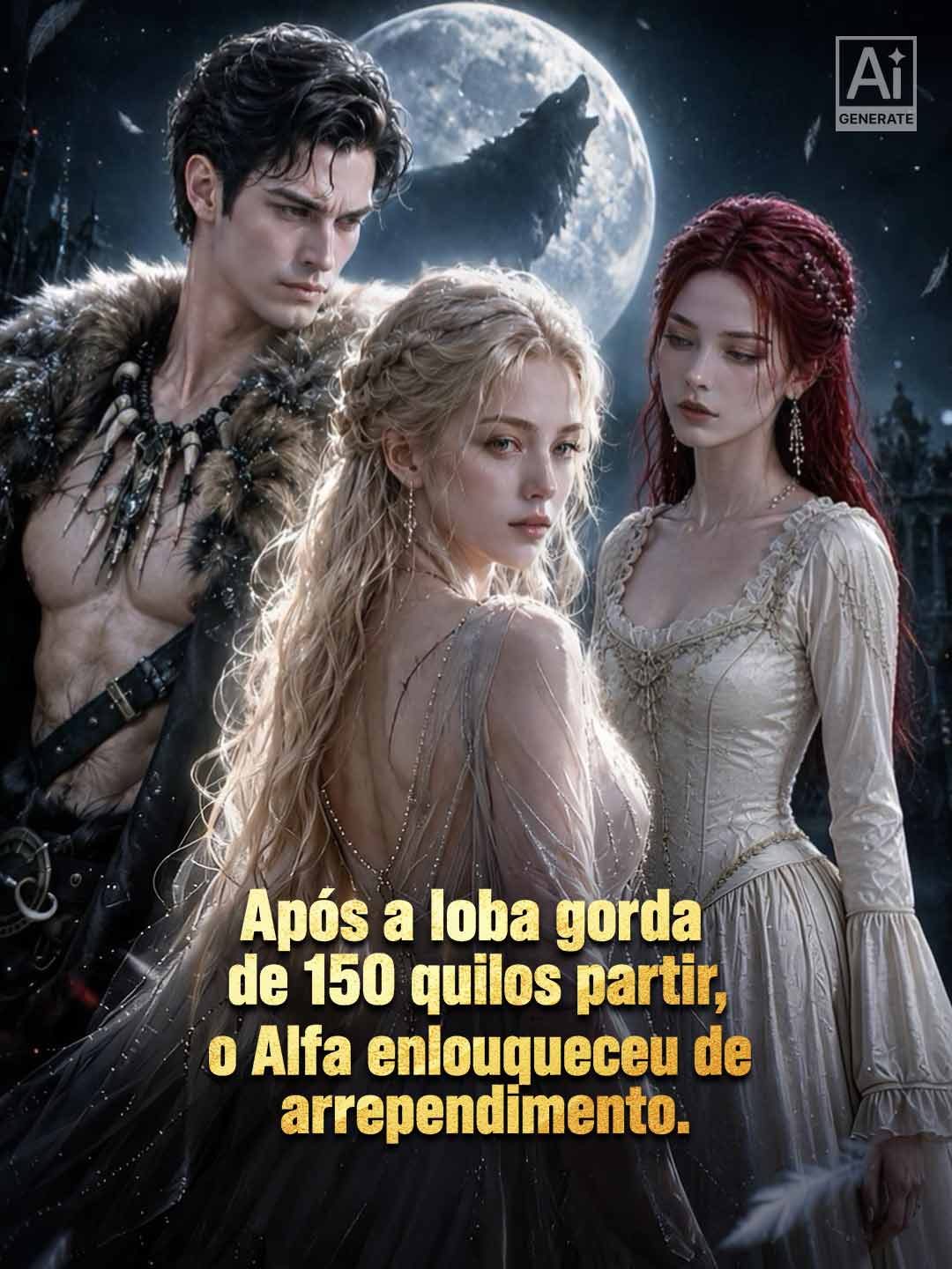 Capa de Após a loba gorda de 150 quilos partir, o Alfa enlouqueceu de arrependimento