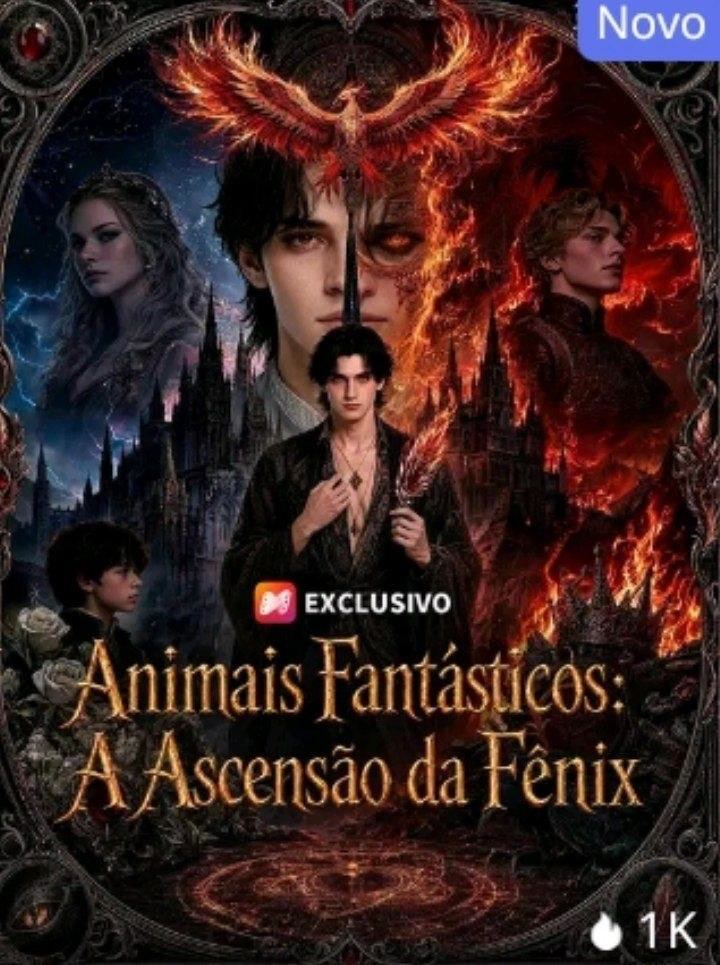 Capa de Animais Fantásticos - a Ascensão da Fênix