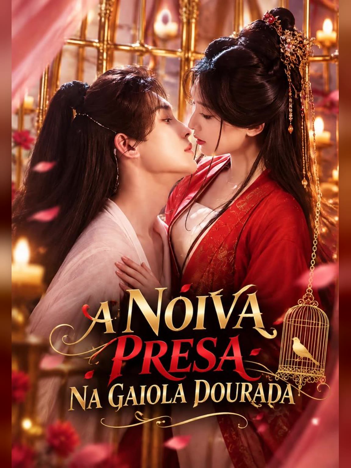 Capa de A Noiva Presa na Gaiola Dourada