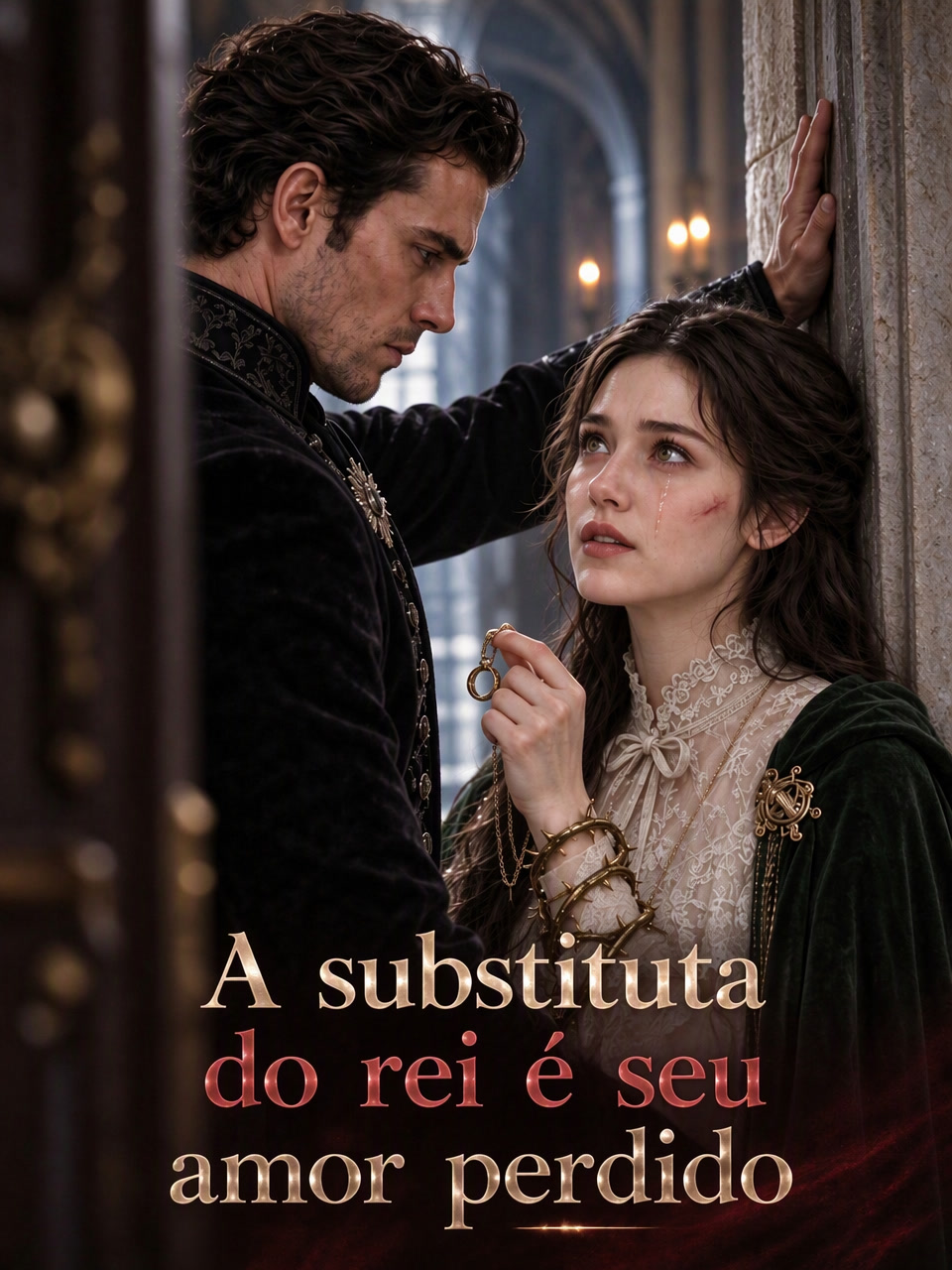 Capa de A substituta do rei é seu amor perdido