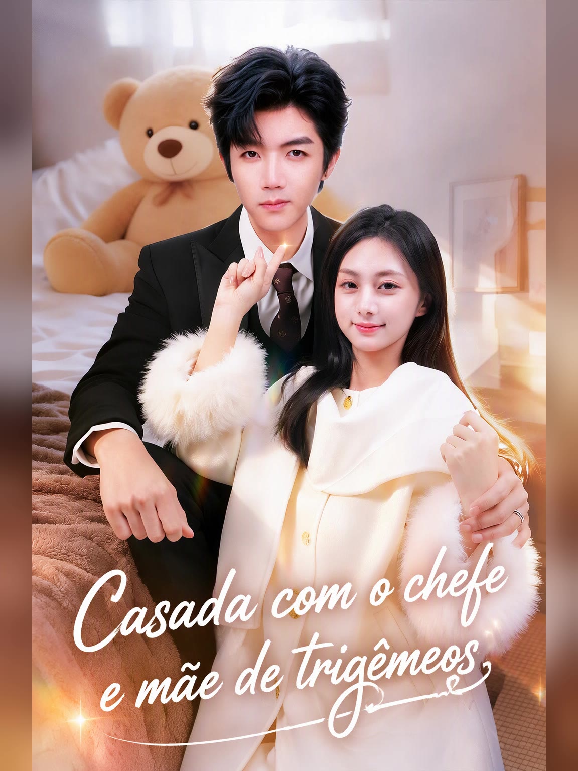 Capa de Casada com o chefe e mãe de trigêmeos