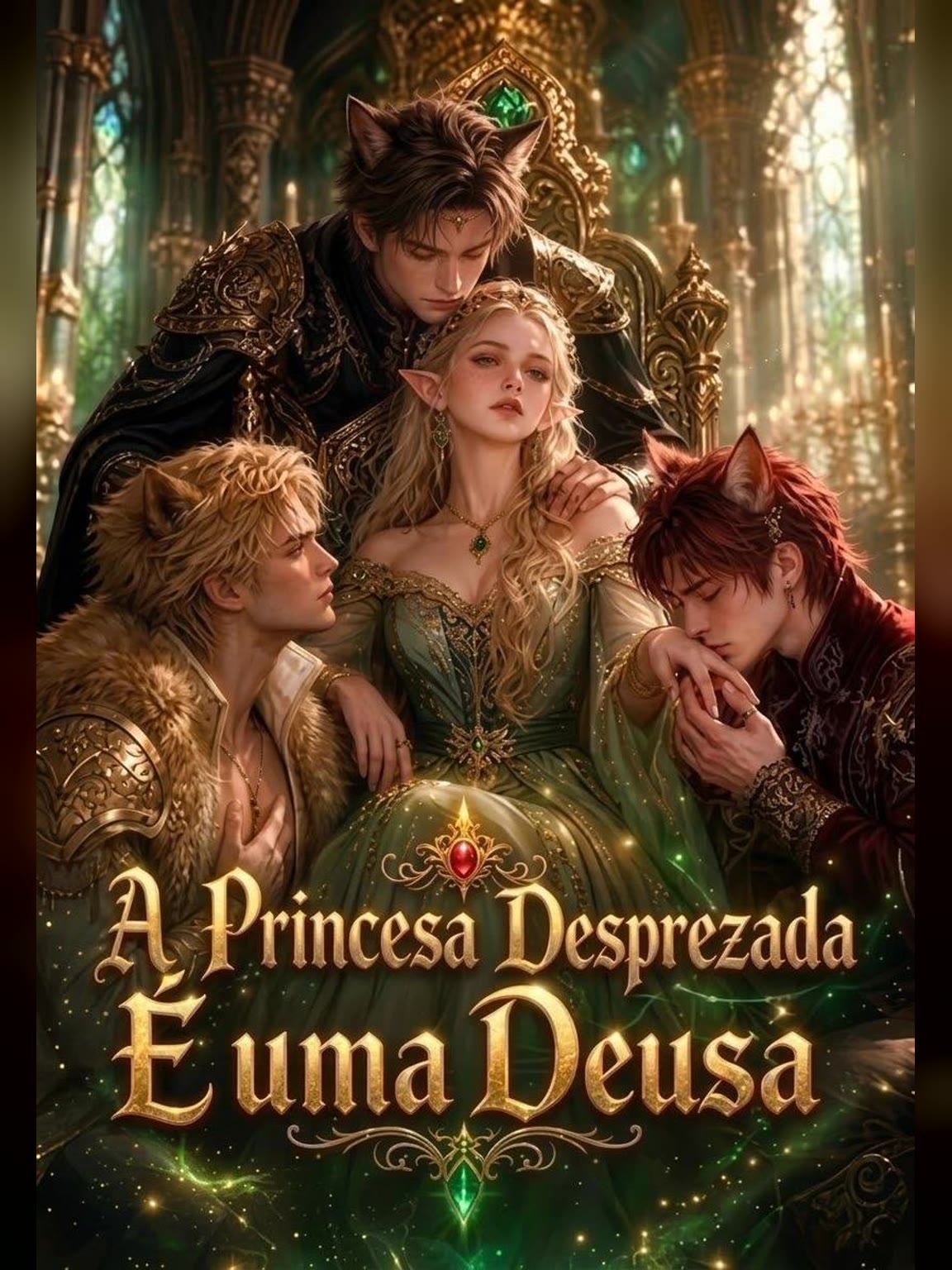 Capa de A Princesa Desprezada É uma Deusa