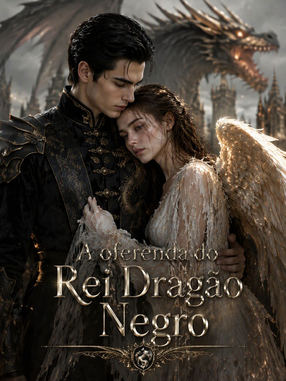 Capa de A oferenda do Rei Dragão Negro
