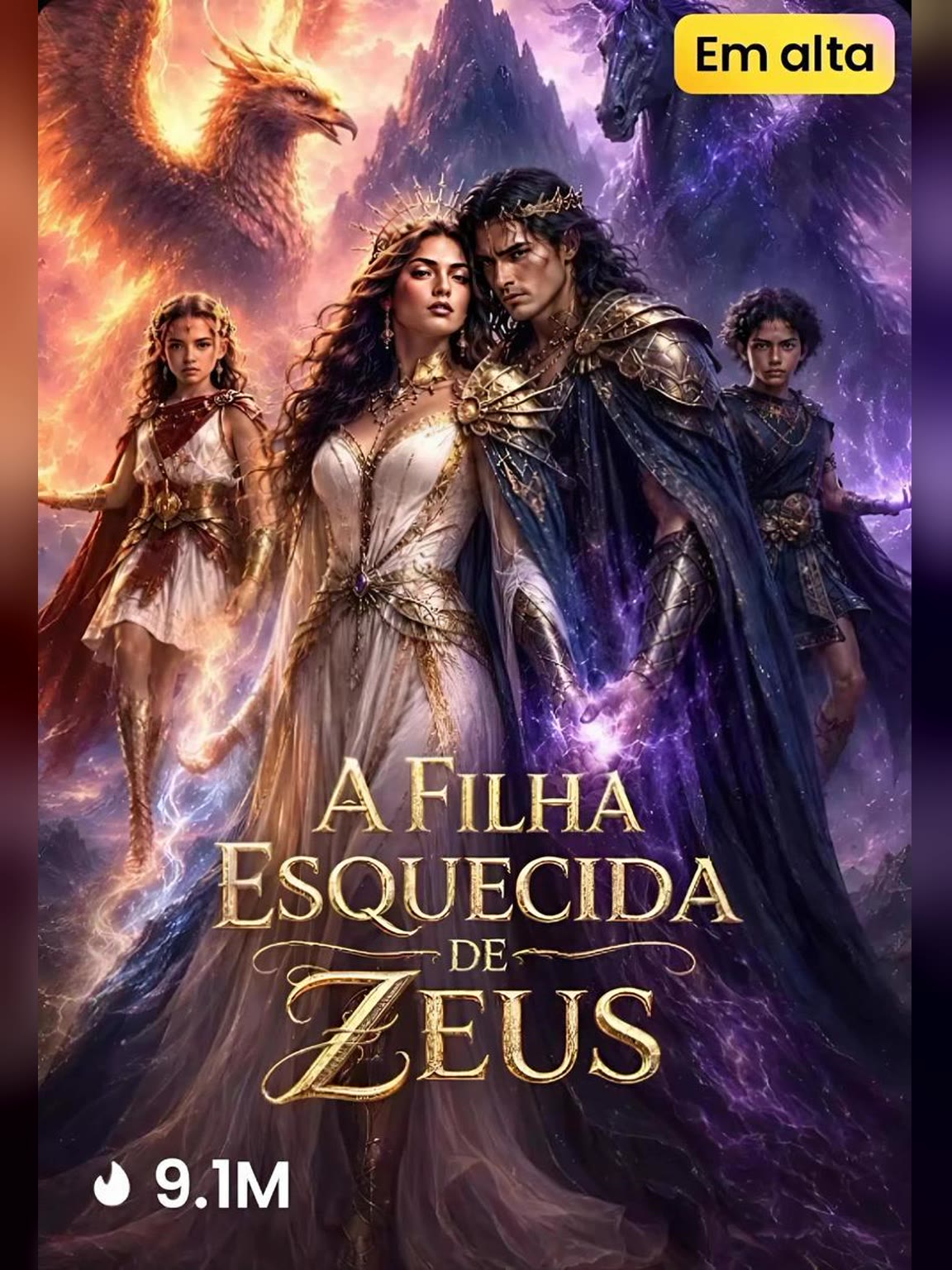 Capa de A Filha Esquecida De Zeus