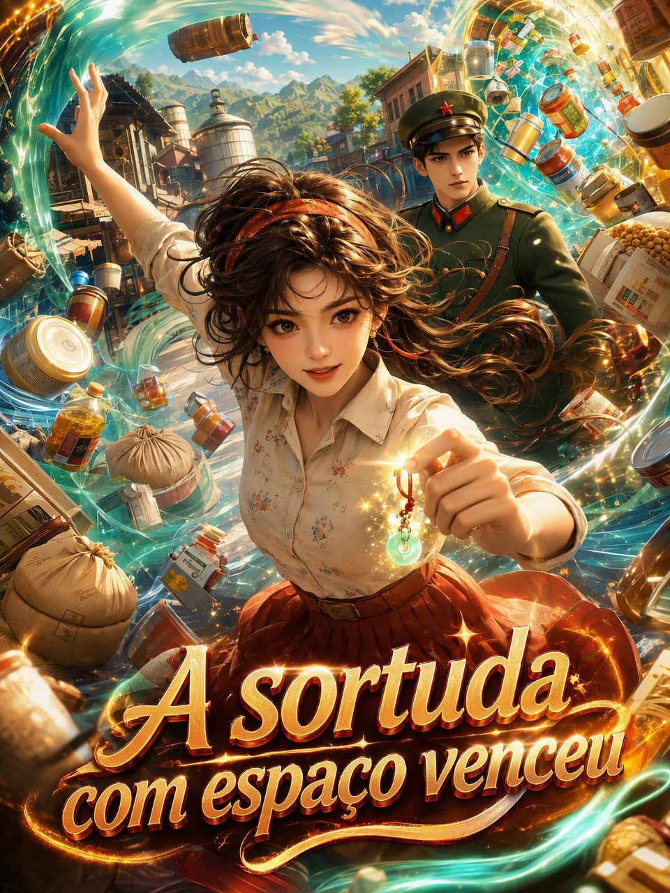 Capa de A sortuda com espaço venceu