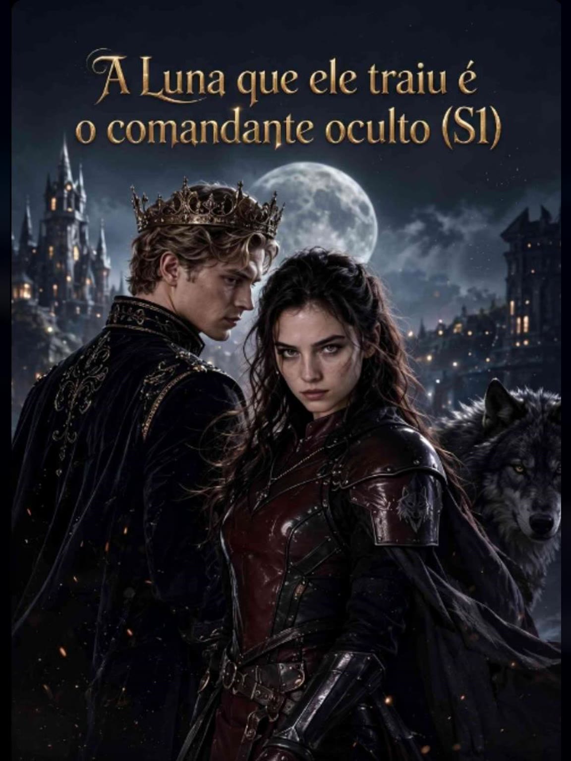 Capa de A Luna que Ele Traiu É o Comandante Oculto