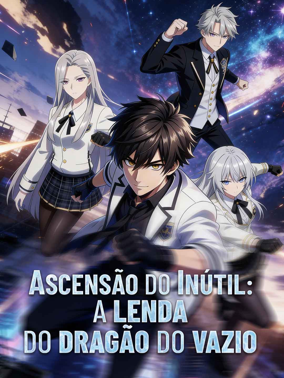 Capa de Ascensão do Inútil - A Lenda do Dragão do Vazio