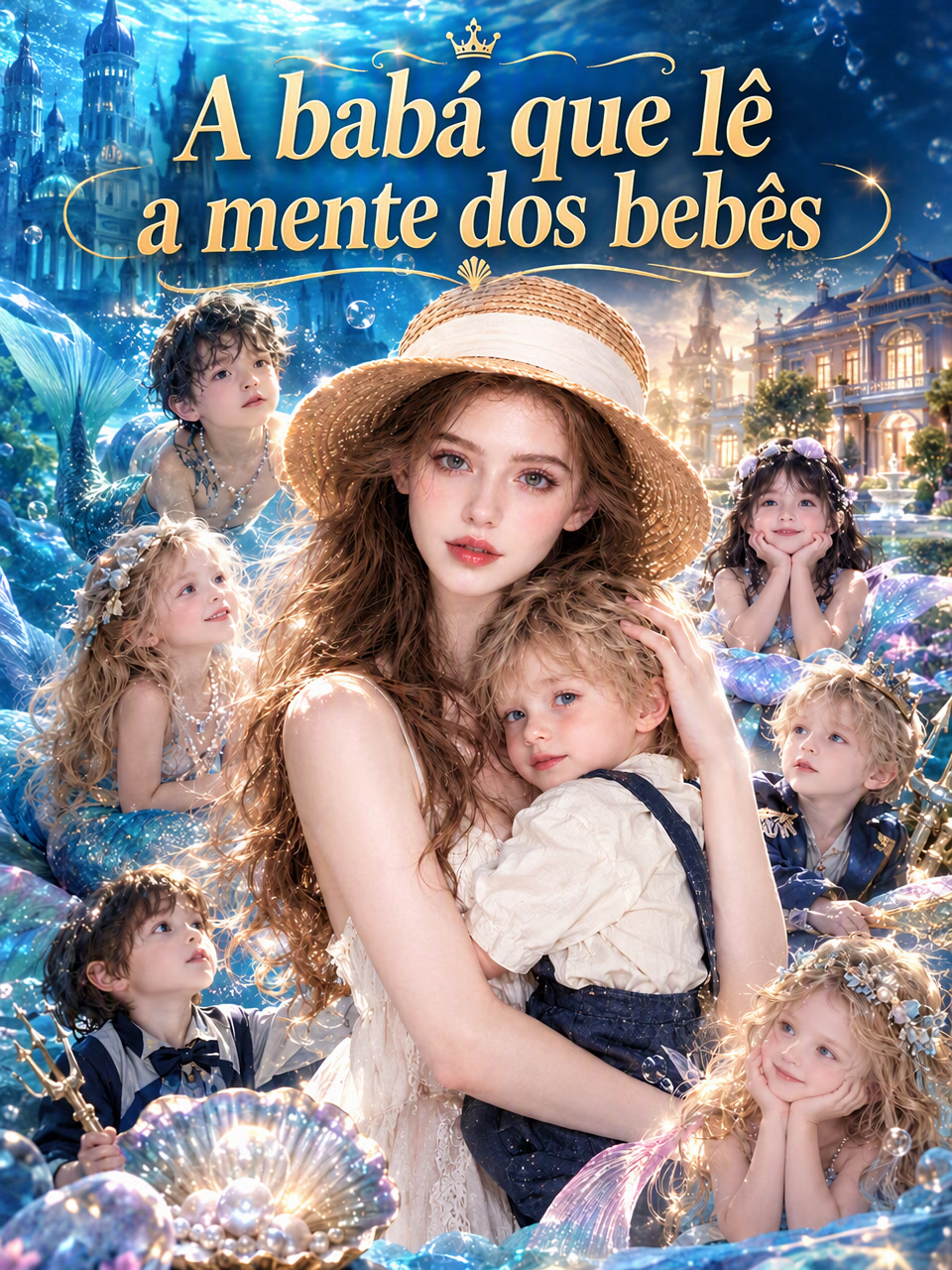 Capa de A babá que lê a mente dos bebês