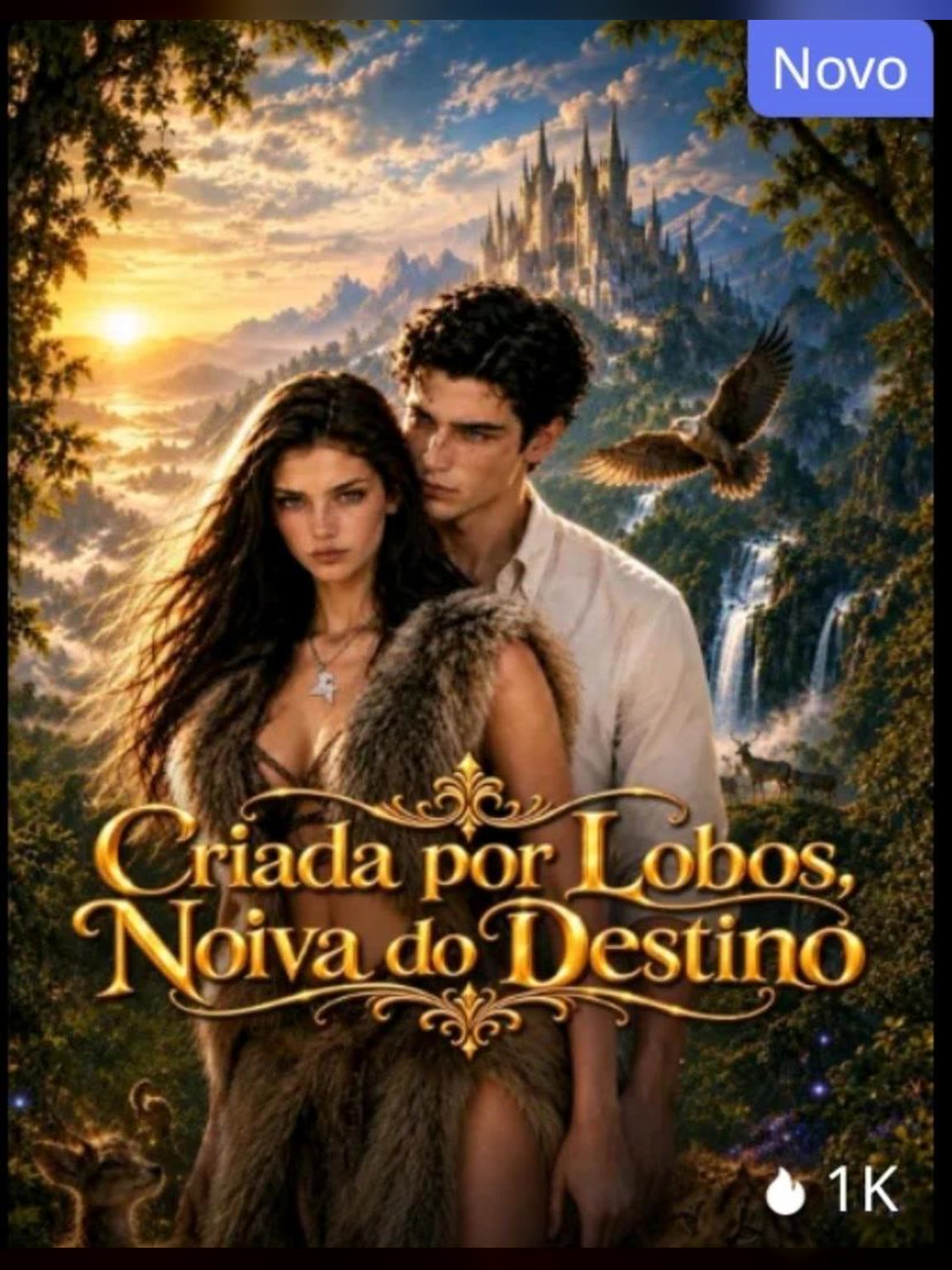 Capa de Criada por Lobos Noiva do Destino