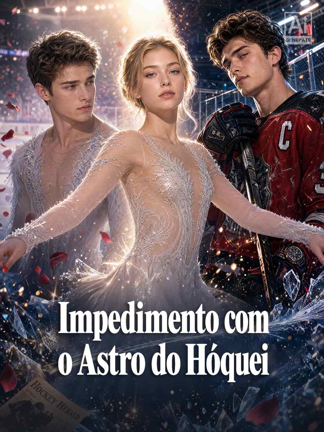 Capa de Impedimento com o Astro do Hóquei