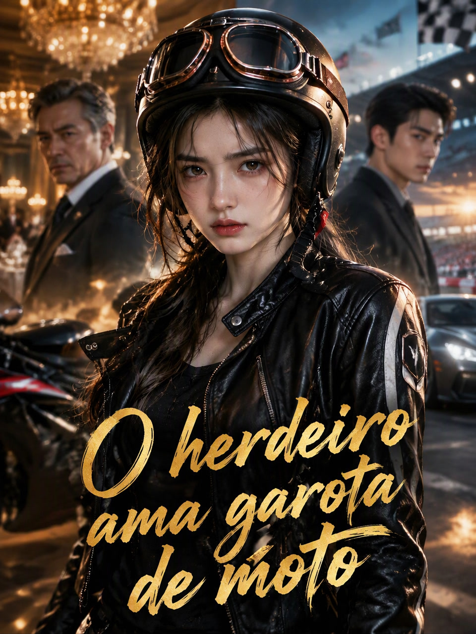 Capa de O herdeiro ama garota de moto