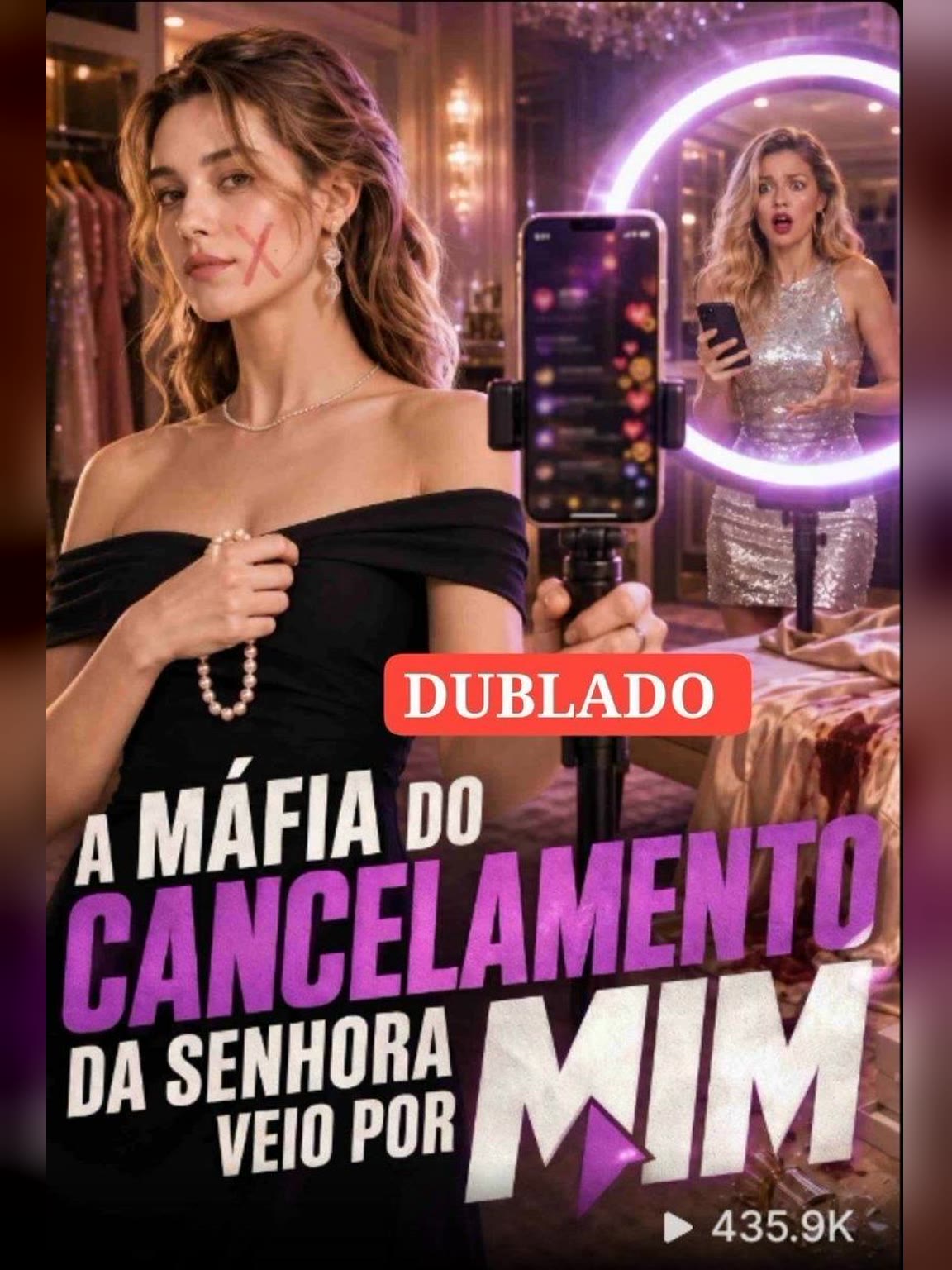 Capa de A Máfia do Cancelamento da Senhora Veio por Mim