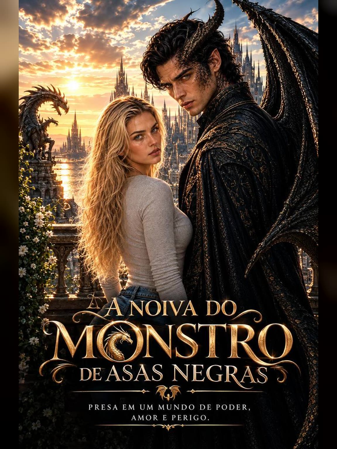 Capa de A Noiva do Monstro de Asas Negras