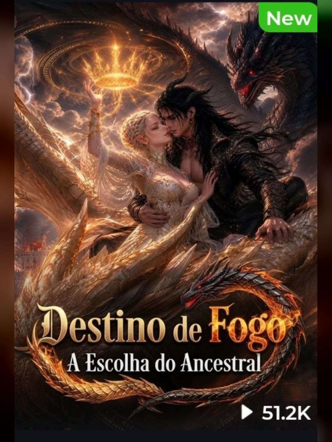Capa de Destino De Fogo A Escolha Do Ancestral