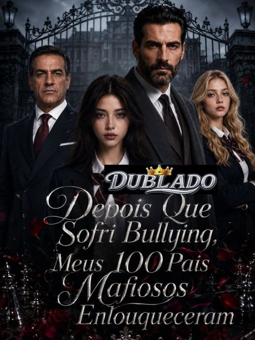 Capa de Depois que Sofri Bullying, Meus 100 Pais Mafiosos Enlouqueceram