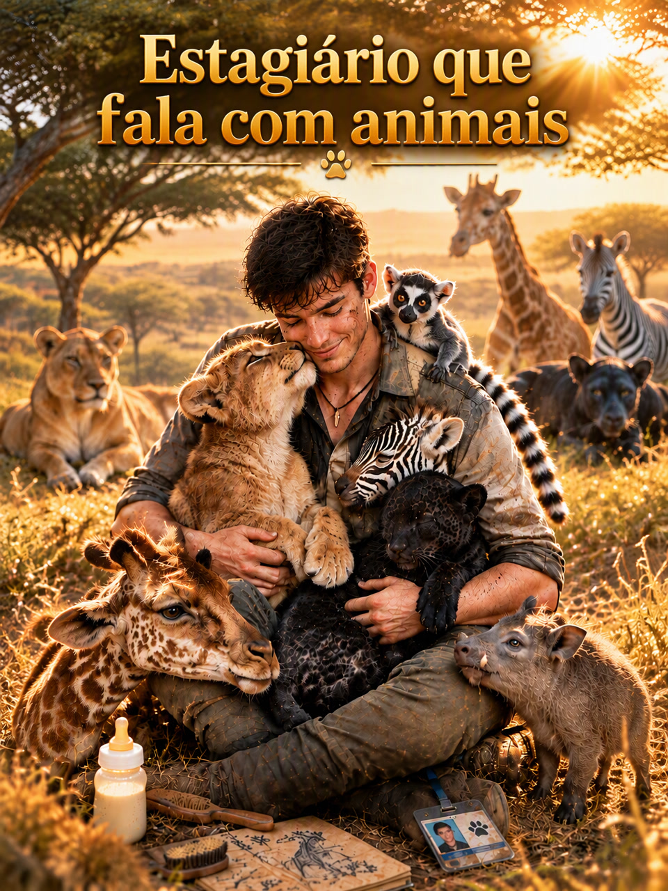 Capa de Estagiário que fala com animais