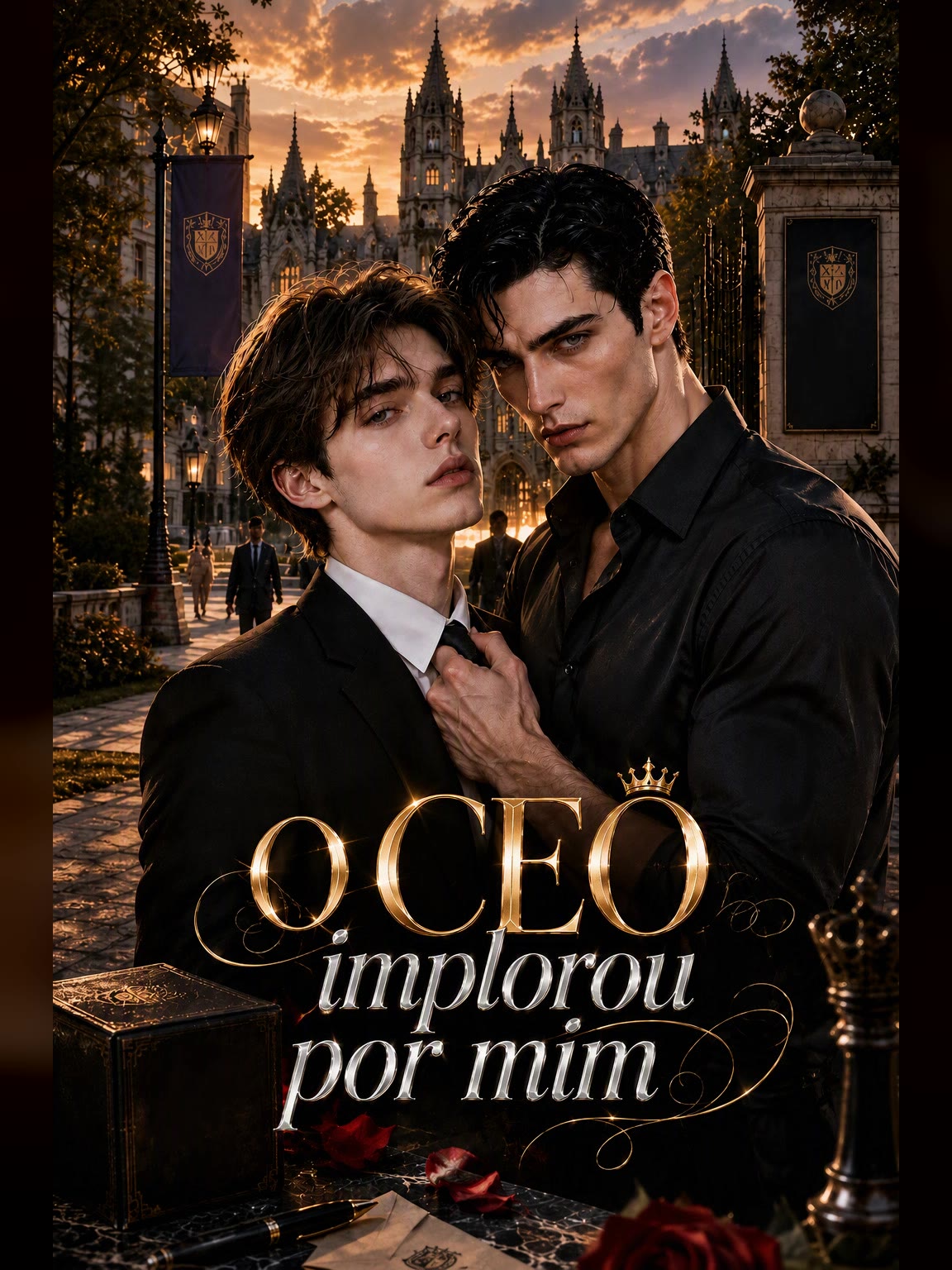 Capa de O CEO implorou por mim