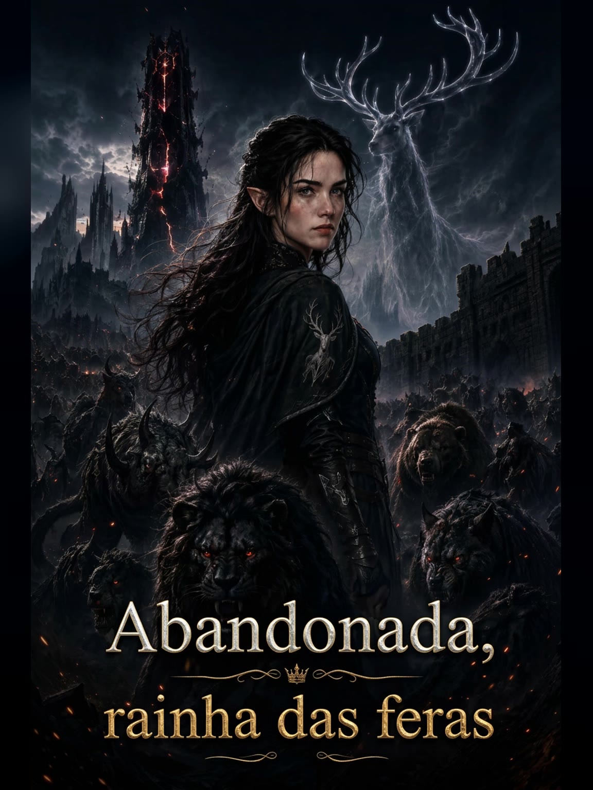 Capa de Abandonada, rainha das feras