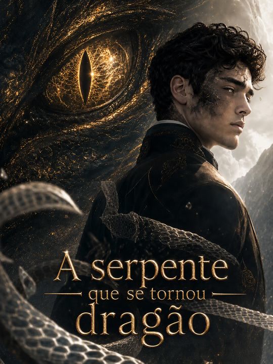 Capa de A serpente que se tornou dragão