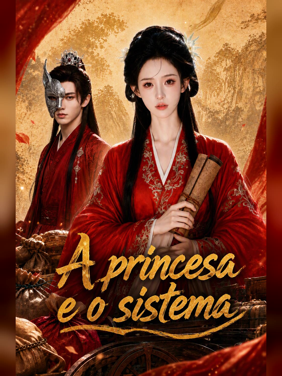 Capa de A princesa e o sistema