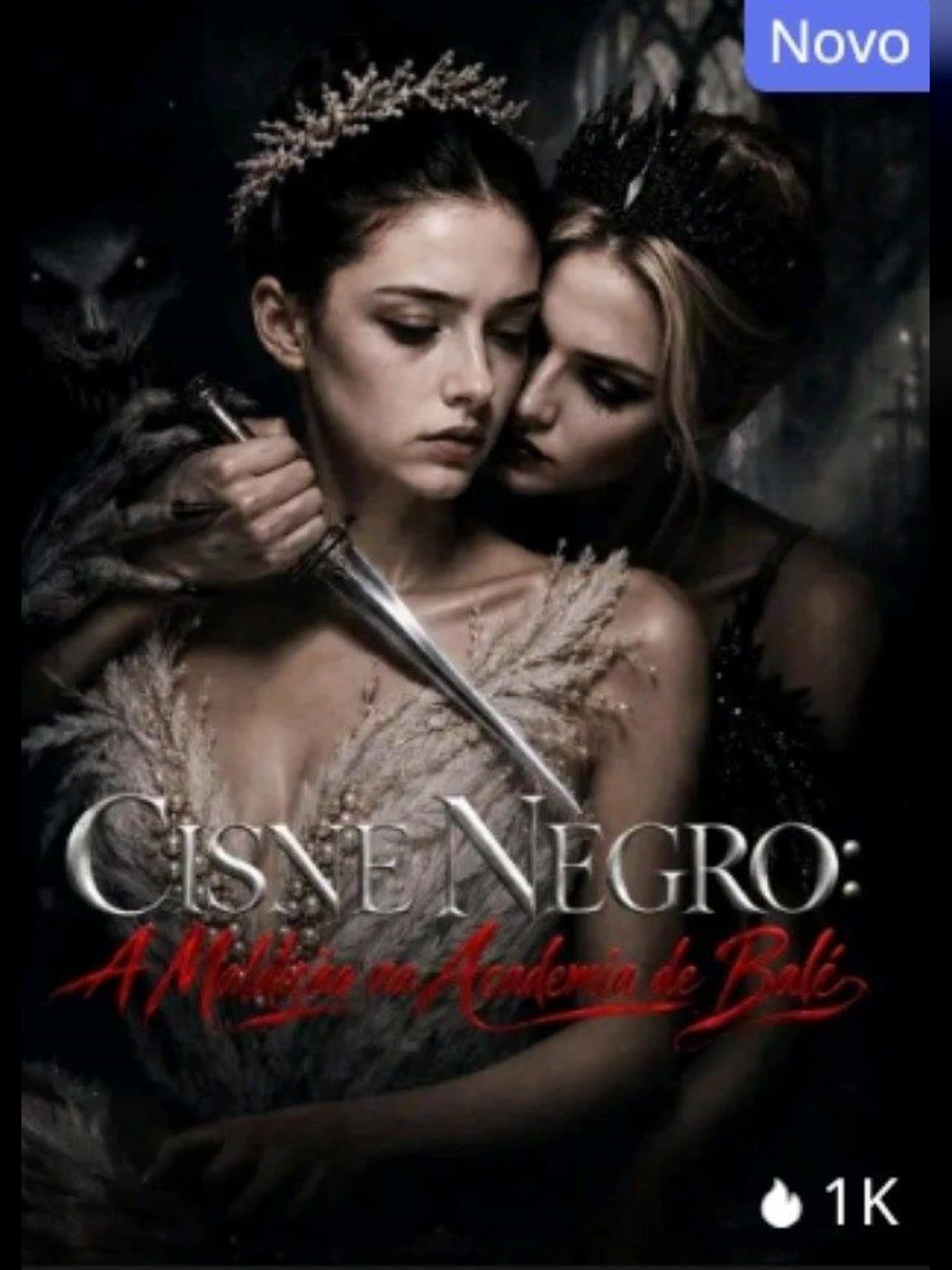 Capa de Cisne Negro - a Maldição na Academia de Balé
