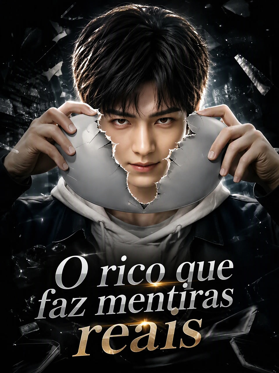 Capa de O rico que faz mentiras reais