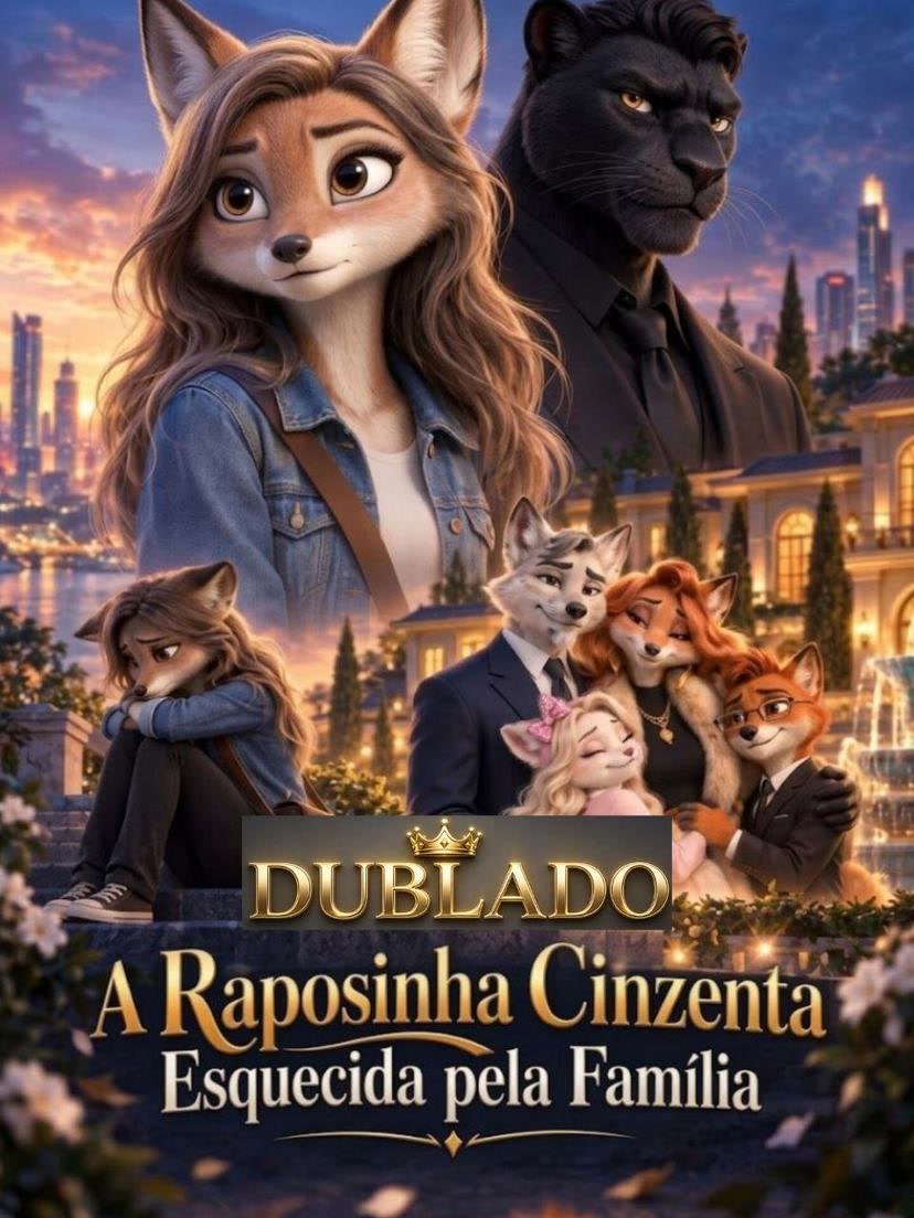 Capa de A Raposinha Cinzenta Esquecida Pela Família