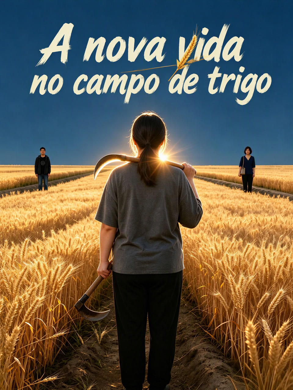 Capa de A nova vida no campo de trigo