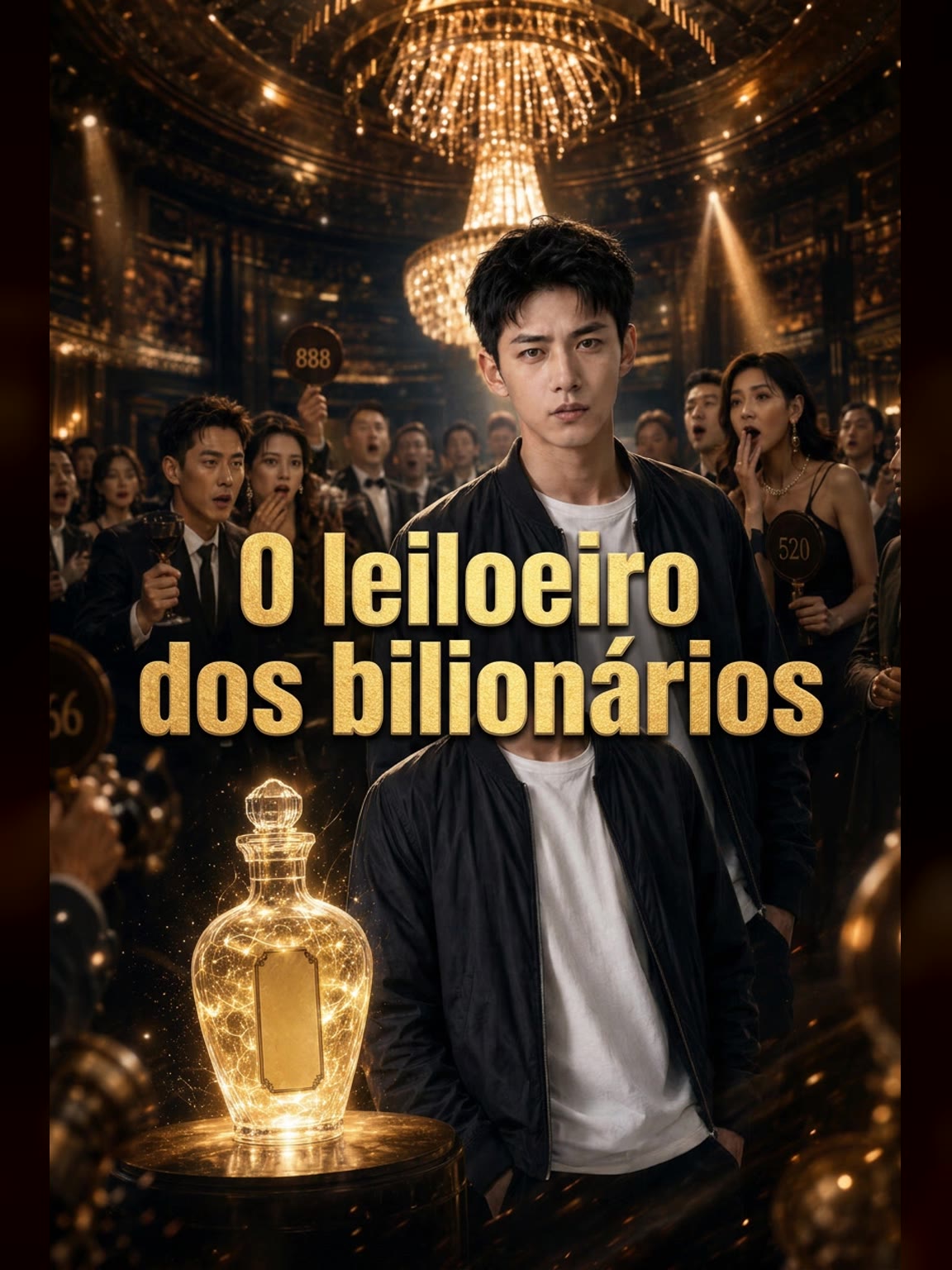 Capa de O leiloeiro dos bilionários