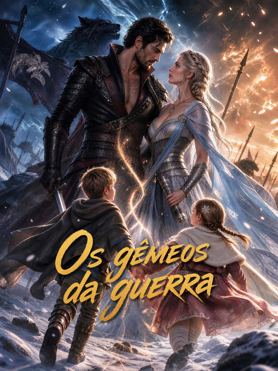 Capa de Os gêmeos da guerra
